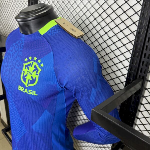 Brazil 2025/26 Away Long Sleeves Jersey Player Version - Image 6
