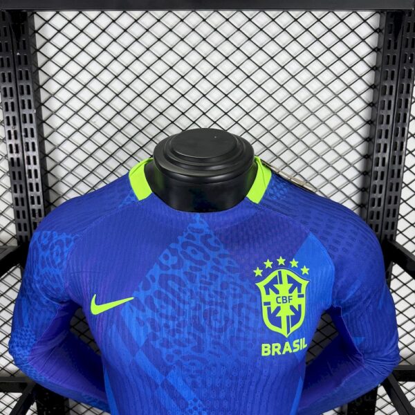 Brazil 2025/26 Away Long Sleeves Jersey Player Version - Image 4
