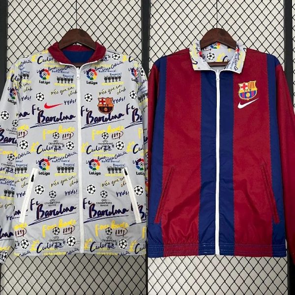 Barcelona 2024-25 Double-Sided Windbreaker