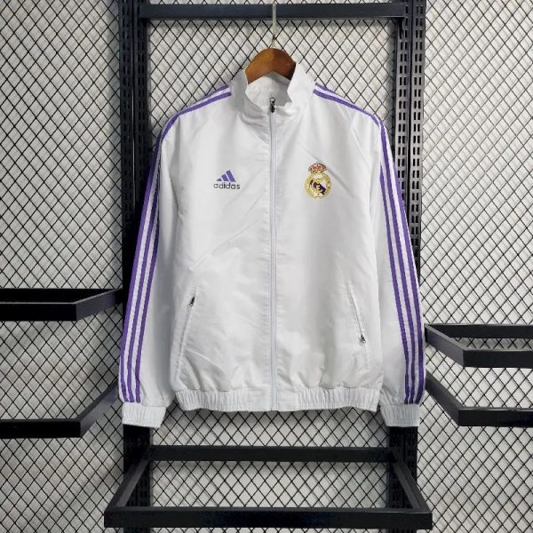 Real Madrid 2023-24 Double-Sided Windbreaker - Image 4