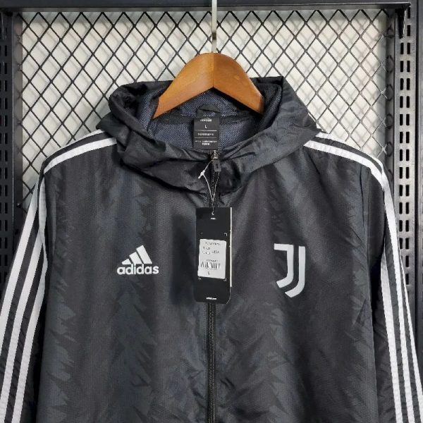 Juventus Black 2023-24 Windbreaker - Image 2