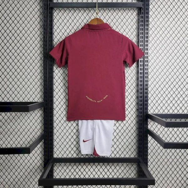 Arsenal 2005/06 Home Kids Retro Jersey And Shorts - Image 5