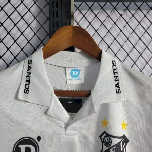 Santos 1993/94 Home Retro Jersey - Image 5