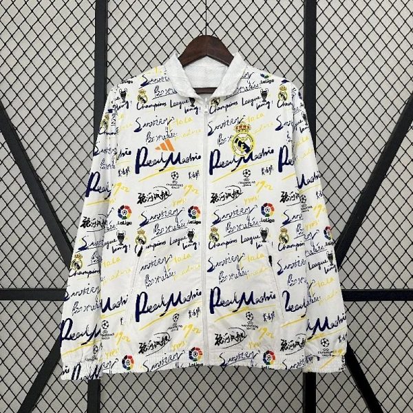 Real Madrid 2024-25 Double-Sided Windbreaker - Image 2