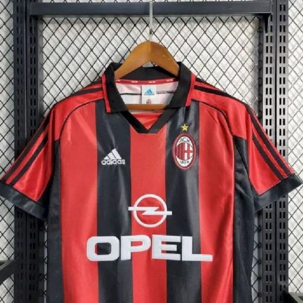 Ac Milan 1998/99 Home Retro Jersey - Image 3