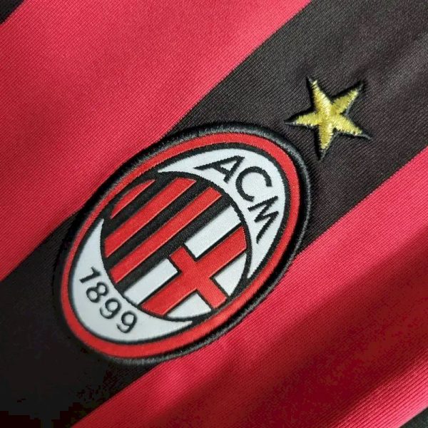Ac Milan 2009/10 Home Retro Jersey - Image 8