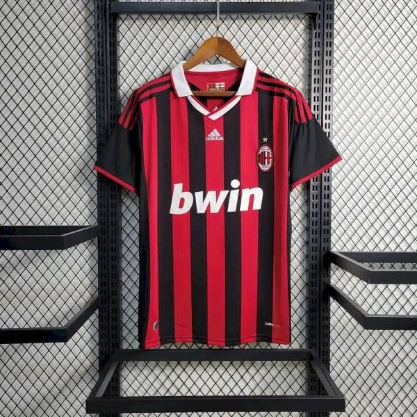 Ac Milan 2009/10 Home Retro Jersey - Image 10