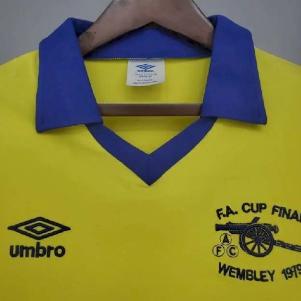 Arsenal 1971/79 Away Long Sleeve Retro Jersey - Image 2