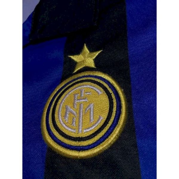 Inter Milan 1998/99 Home Baggio Long Sleeves Retro Jersey - Image 3