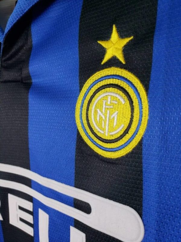 Inter Milan 1998/99 Home Long Sleeves Retro Jersey - Image 3
