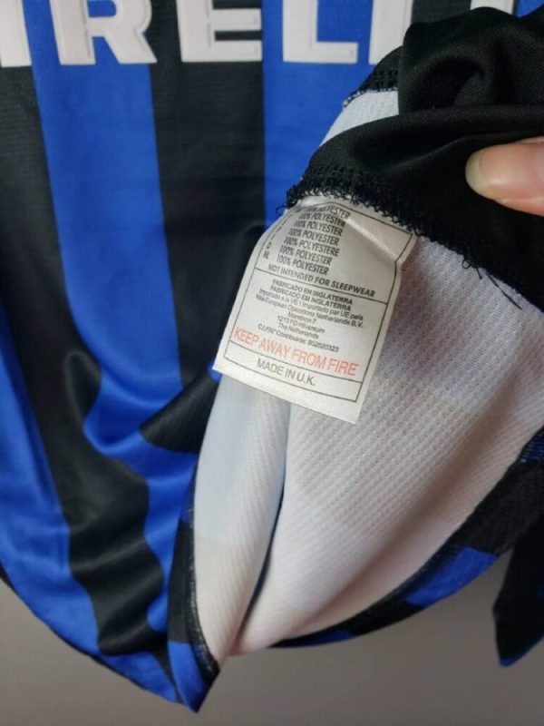 Inter Milan 1998/99 Home Long Sleeves Retro Jersey - Image 5