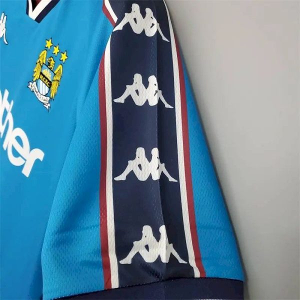 Manchester City 1997/99 Home Retro Jersey - Image 6