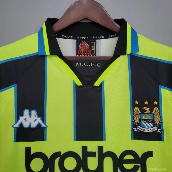 Manchester City 1998-99 Away Retro Jersey - Image 4
