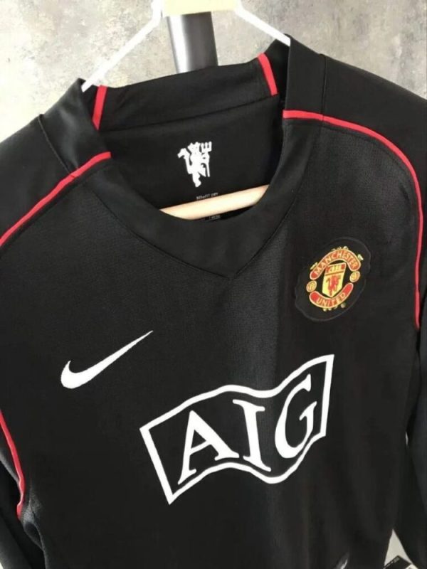 Manchester United 2007/08 Third Long Sleeves Retro Jersey - Image 2
