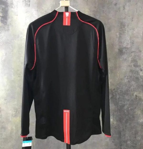 Manchester United 2007/08 Third Long Sleeves Retro Jersey - Image 3