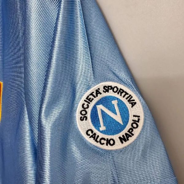 Napoli 1990/91 Home Retro Jersey - Image 6
