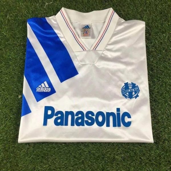 Olympique Marseille 1991-92 Home Retro Jersey - Image 2