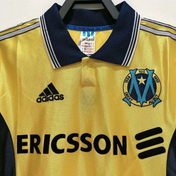 Olympique Marseille 1998-99 Home Retro Jersey - Image 4