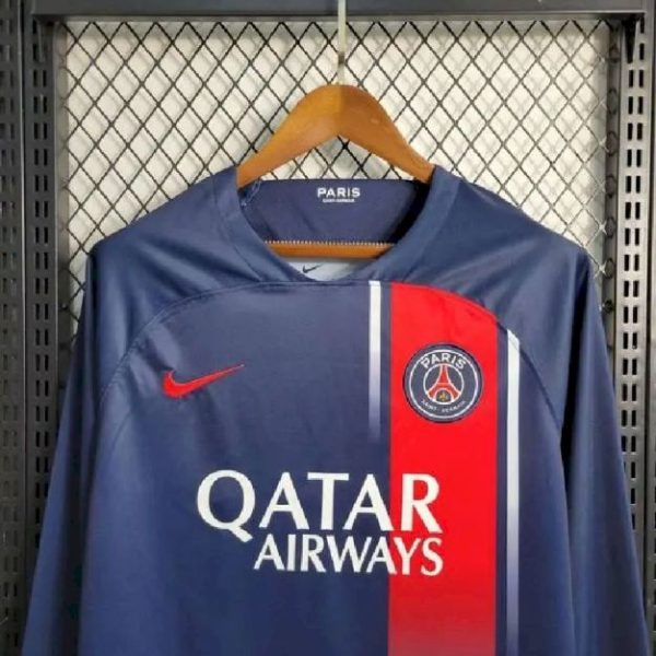 Paris Saint-Germain 2023/24 Home Long Sleeve Jersey - Image 2