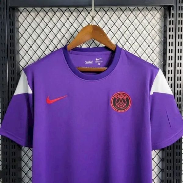Paris Saint-Germain 2023/24 Pre-Match Training Jersey - Image 3