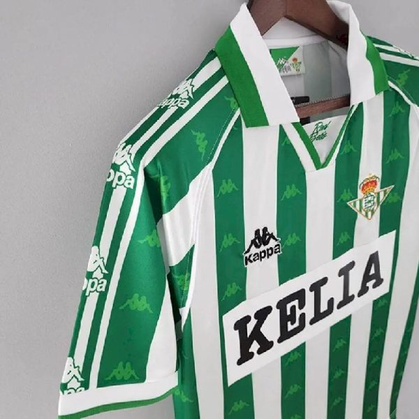 Real Betis 1996/97 Home Retro Jersey - Image 3