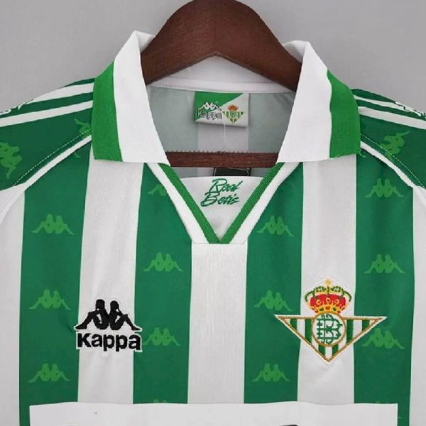 Real Betis 1996/97 Home Retro Jersey - Image 4