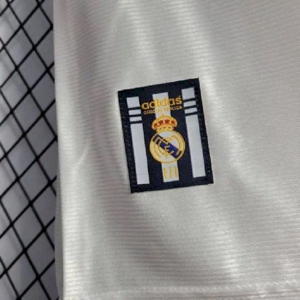Real Madrid 1998/00 Home Long Sleeves Retro Jersey - Image 5