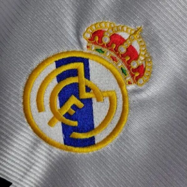 Real Madrid 1998/00 Home Long Sleeves Retro Jersey - Image 8