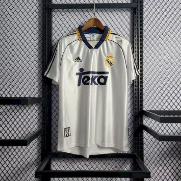 Real Madrid 1998/00 Home Long Sleeves Retro Jersey - Image 16
