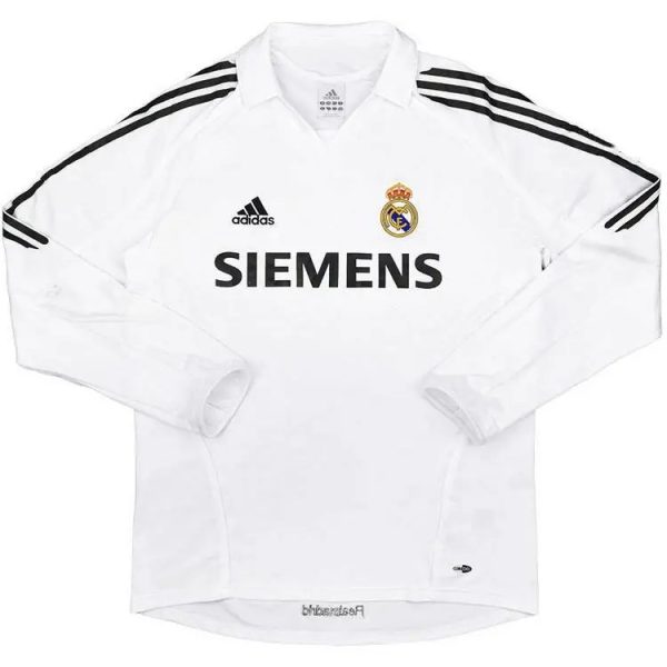 Real Madrid 2005/06 Home Long Sleeves Retro Jersey