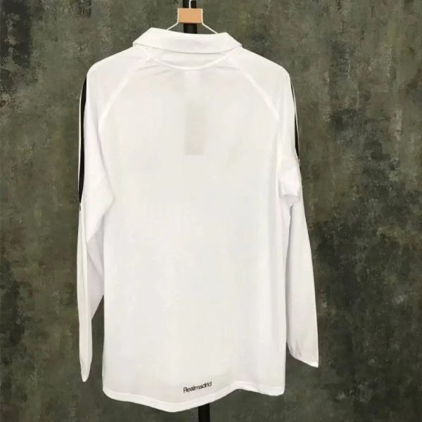 Real Madrid 2005/06 Home Long Sleeves Retro Jersey - Image 4