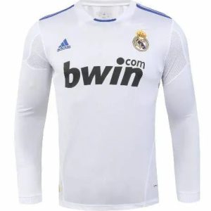 Real Madrid 2010/11 Home Long Sleeves Retro Jersey