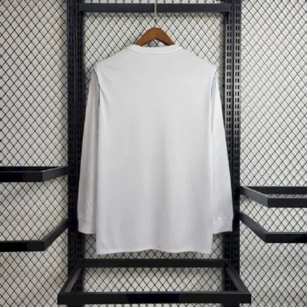 Real Madrid 2017/18 Home Long Sleeve Retro Jersey - Image 9
