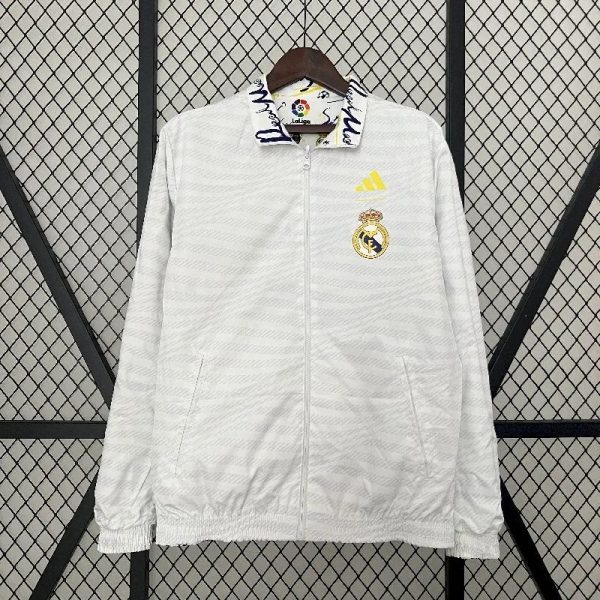 Real Madrid 2024-25 Double-Sided Windbreaker - Image 3