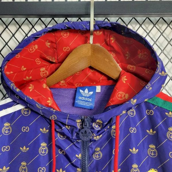 Madrid Gucci X Joint 23-24 Player Windbreaker - Image 8