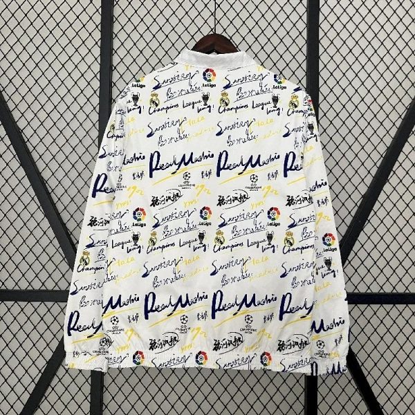 Real Madrid 2024-25 Double-Sided Windbreaker - Image 7