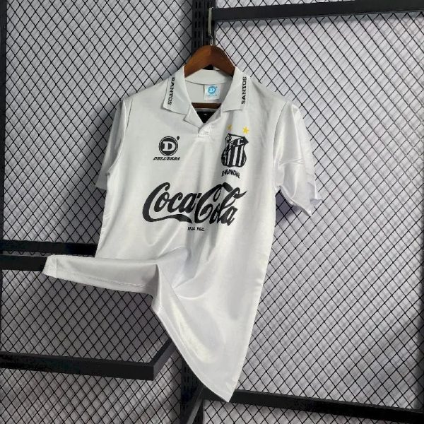 Santos 1993/94 Home Retro Jersey - Image 4