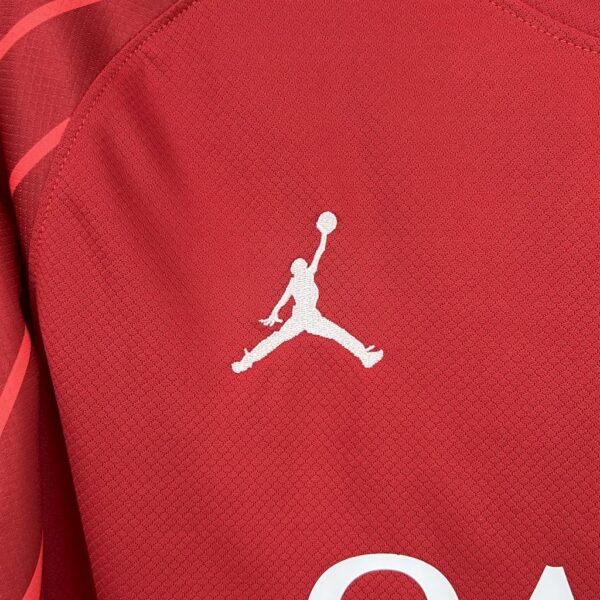 Paris Saint-Germain 2025/26 Red Goalkeeper Long Sleeves Jersey - Image 7