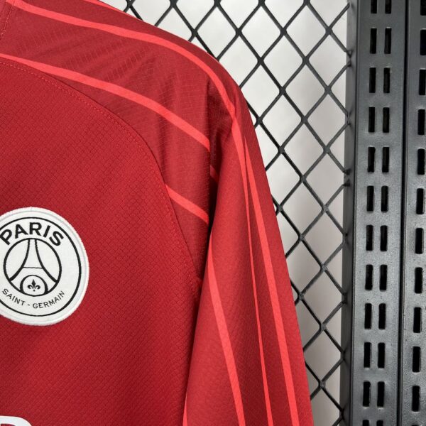 Paris Saint-Germain 2025/26 Red Goalkeeper Long Sleeves Jersey - Image 3