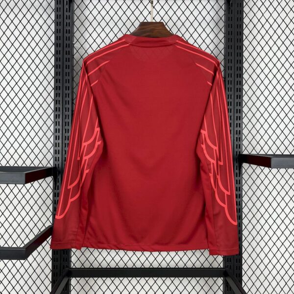 Paris Saint-Germain 2025/26 Red Goalkeeper Long Sleeves Jersey - Image 2