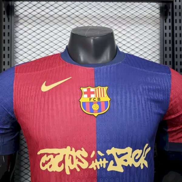 Barcelona 2024/25 Travis Scott Edition Home Jersey Player Version - Image 6