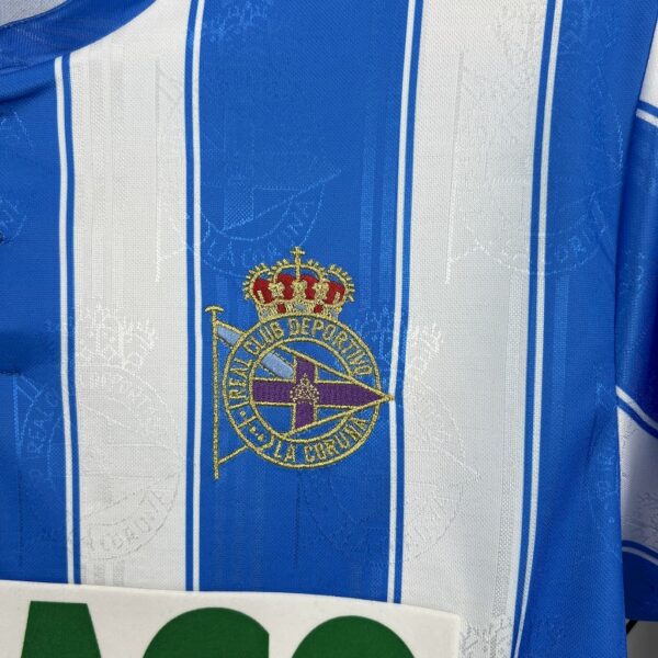 Deportivo De La Coruna 1997/98 Home Retro Jersey - Image 6