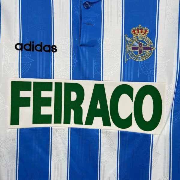 Deportivo De La Coruna 1997/98 Home Retro Jersey - Image 5
