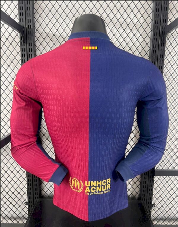 Barcelona 2024/25 Travis Scott Edition Home Long Sleeves Jersey Player Version - Image 2
