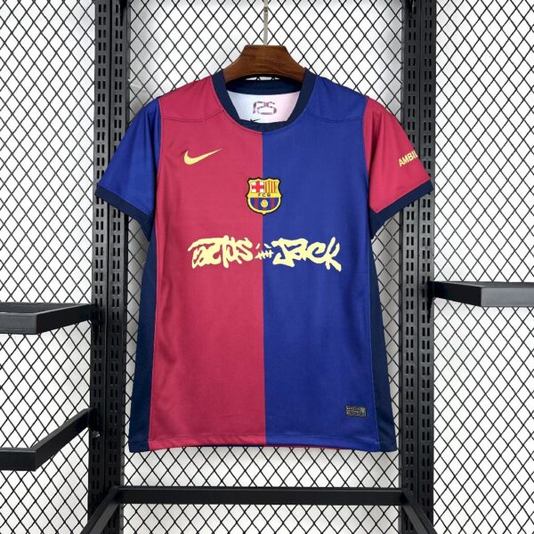 Barcelona 2024/25 Travis Scott Edition Home Jersey - Image 2