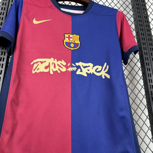 Barcelona 2024/25 Travis Scott Edition Home Jersey - Image 7