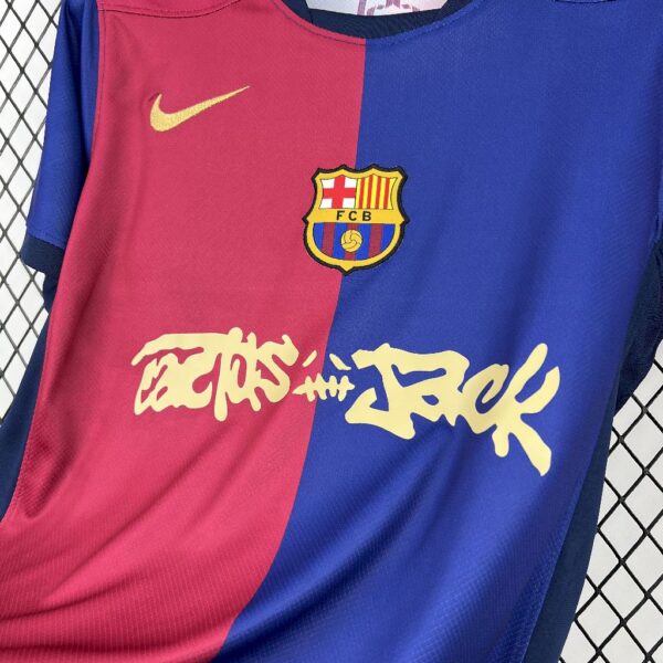 Barcelona 2024/25 Travis Scott Edition Home Jersey - Image 6