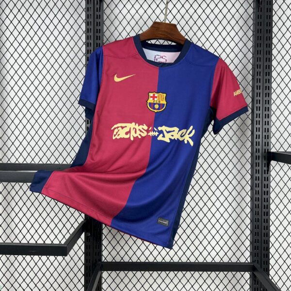 Barcelona 2024/25 Travis Scott Edition Home Jersey