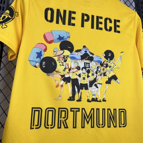 Borussia Dortmund 2025/26 One Piece Collaboration Edition Jersey - Image 3