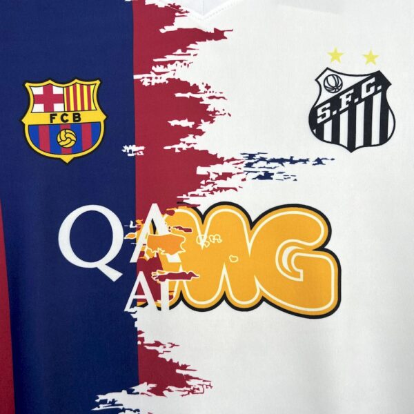 Neymar Da Silva Santos J¨²Nior 2025/26 Barcelona-Santos Jersey - Image 4